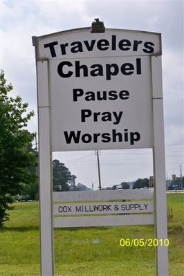 Travelers Chapel on Hwy 501 in Conway
