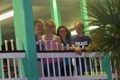 Andrea, Casey, Destiny & Jessica- one last ride!
